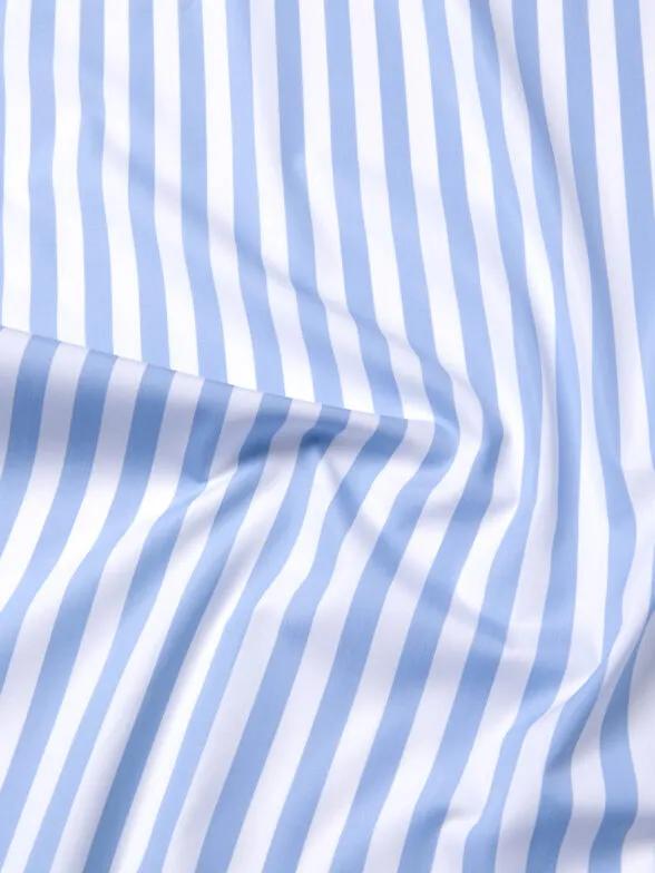 Stanton 120s Light Blue Wide Stripe - alternate view