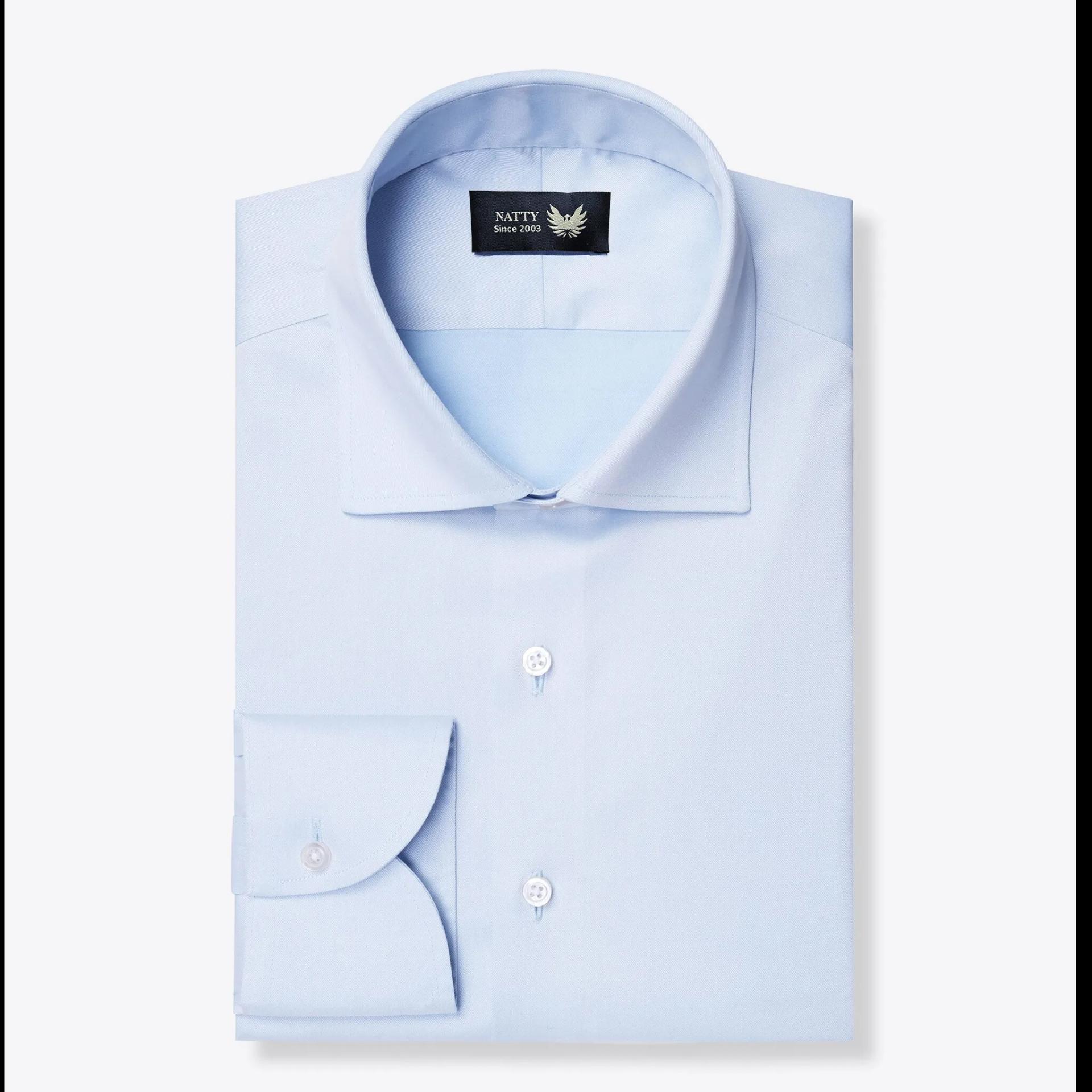 Sky Blue Twill Classic Shirt