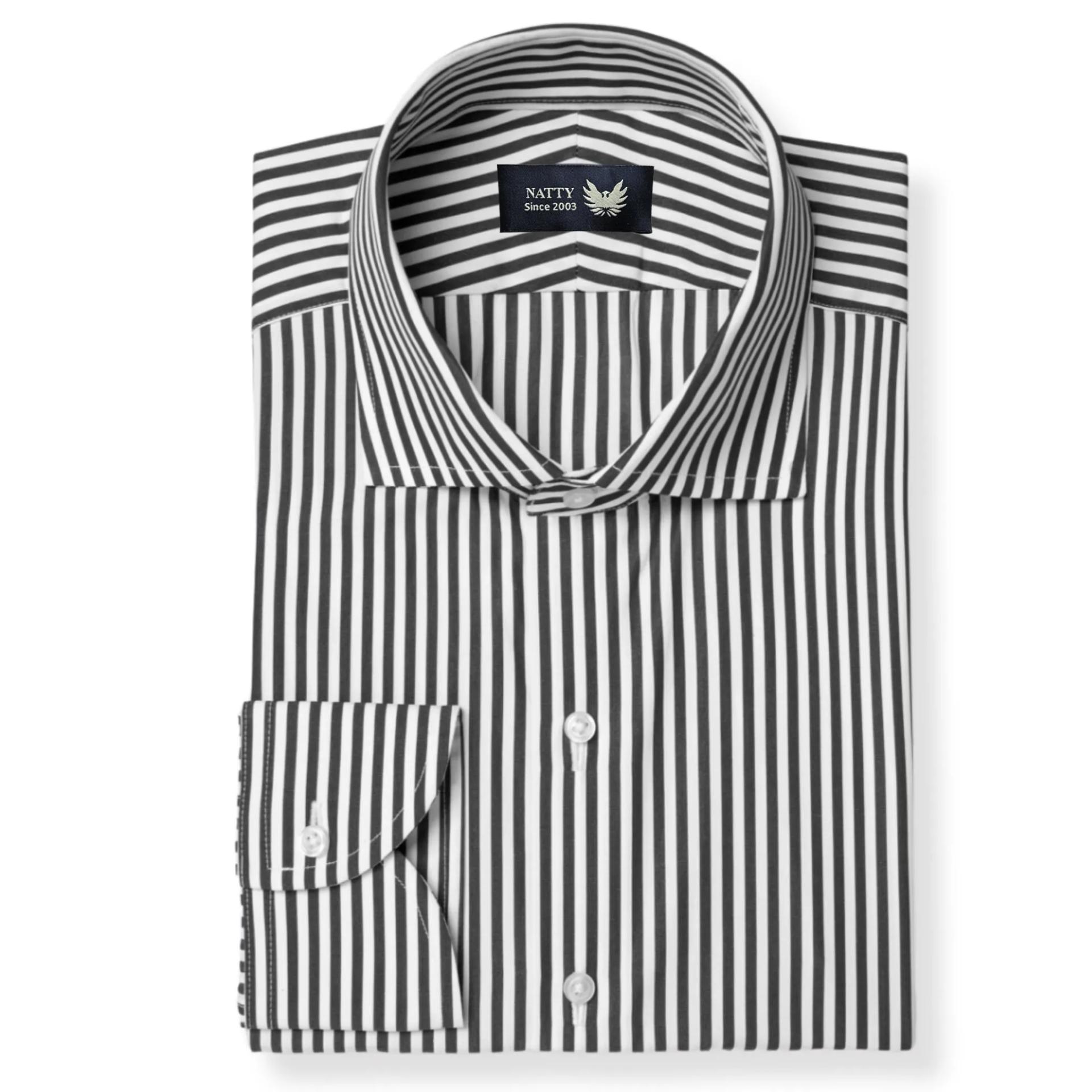 Charcoal Grey Bengal Stripes