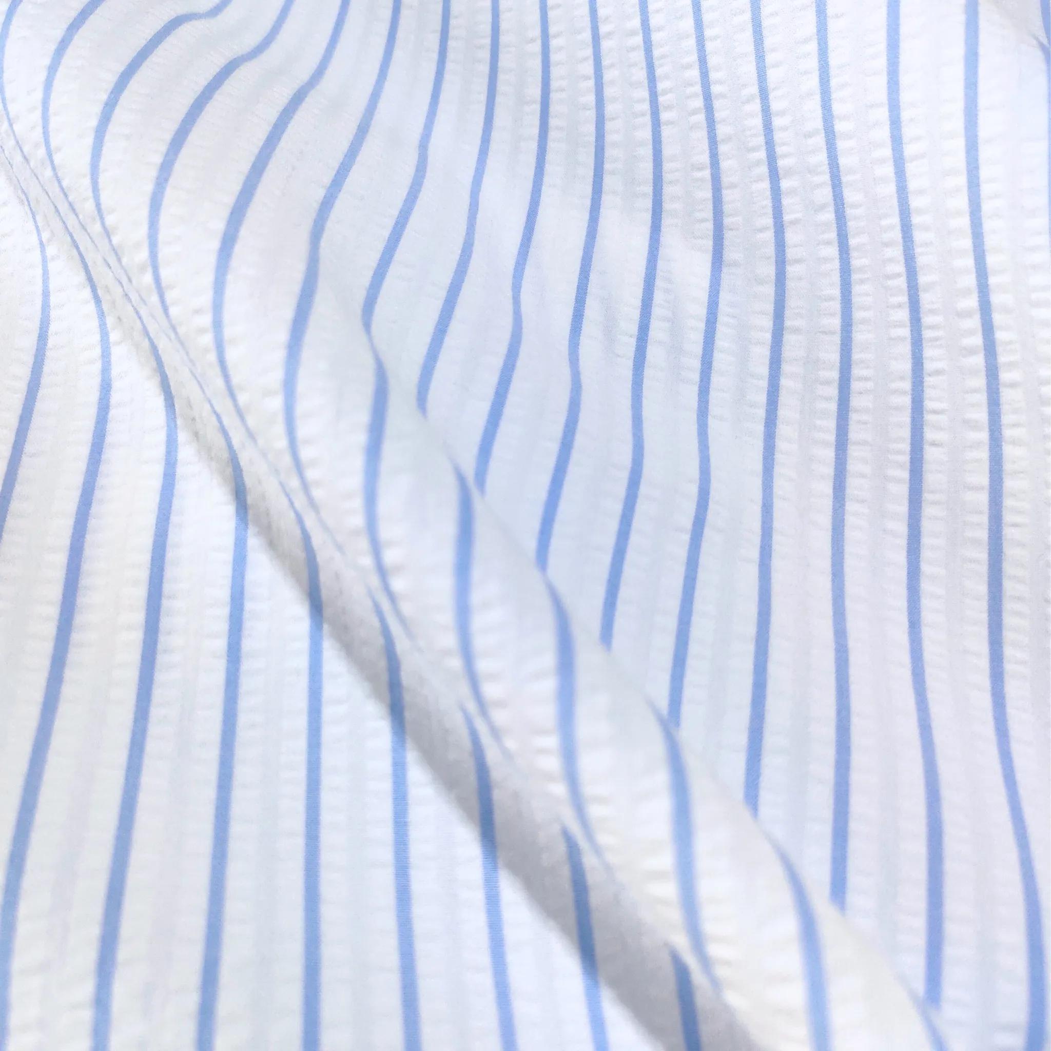 Sky Blue Stripe Seersucker image