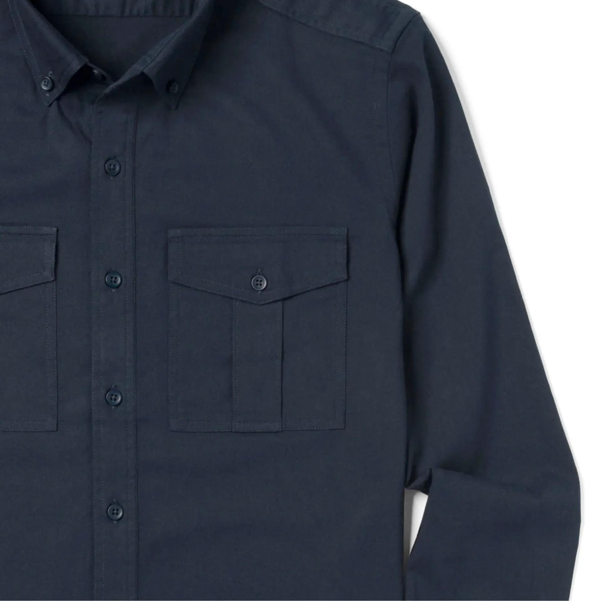 Navy Blue Twill Utlity Full Sleeves - alternate view