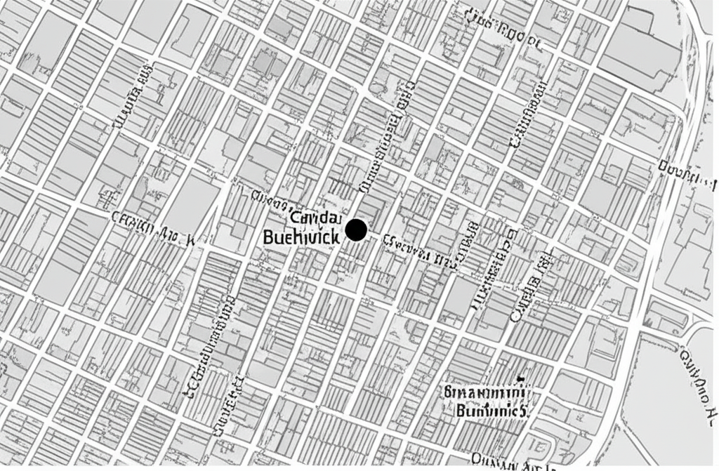 Map showing Natty Shirts location